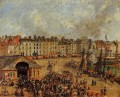 el mercado de pescado dieppe 2 1902 Camille Pissarro parisino
